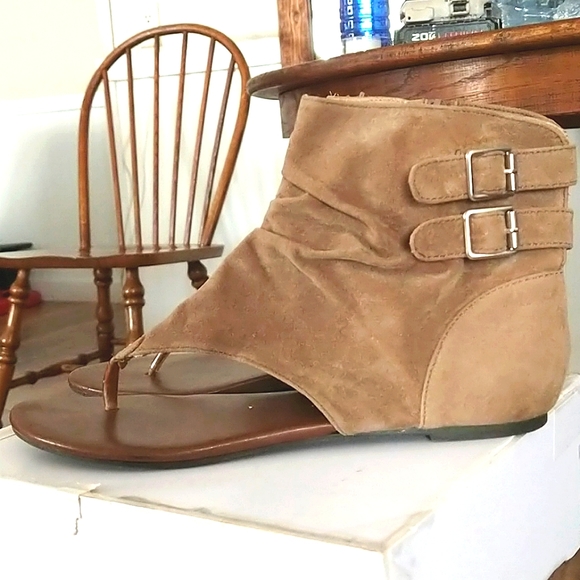 Flat Strappy Open-Toe Sandal Bootie (3/$25) - Picture 1 of 5